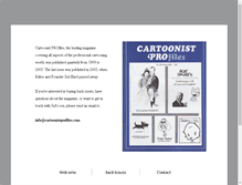 Tablet Screenshot of cartoonistprofiles.com